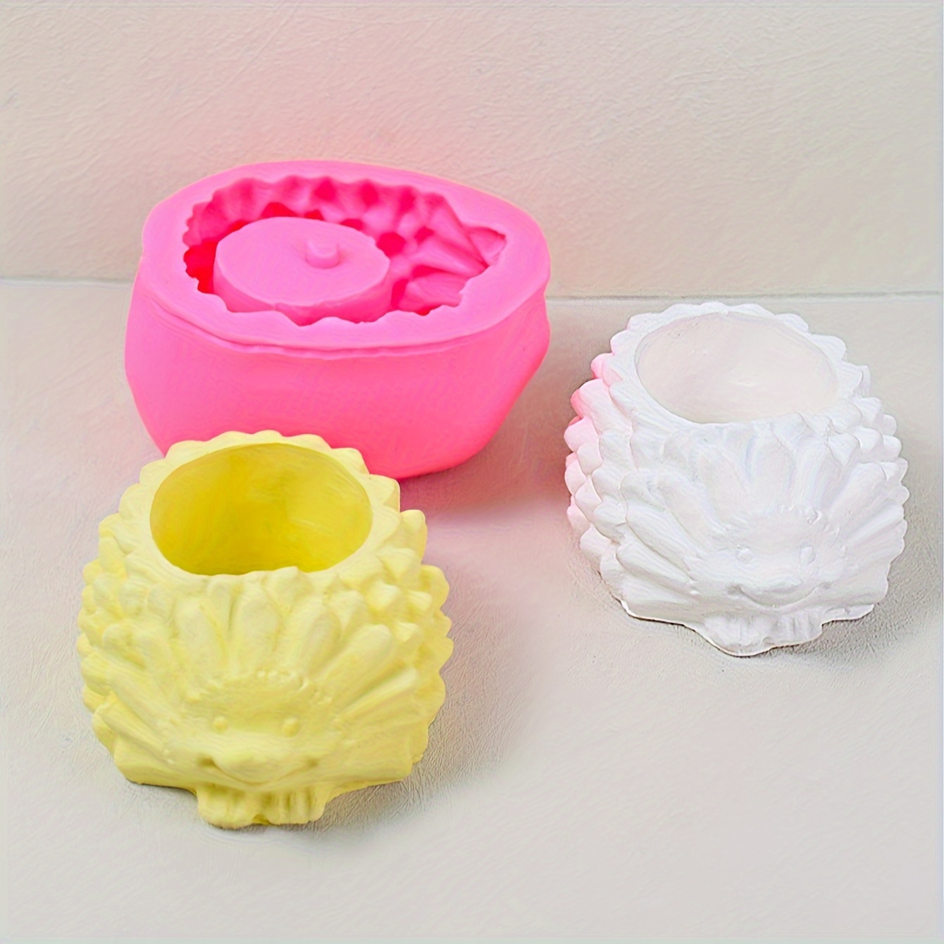 3d Lotus Flower Shape Aromatherapy Candle Mold Plant - Temu