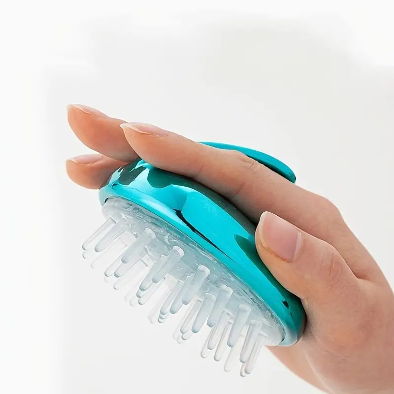 Brosse de nettoyage des cheveux en silicone pour le soin du - Temu France