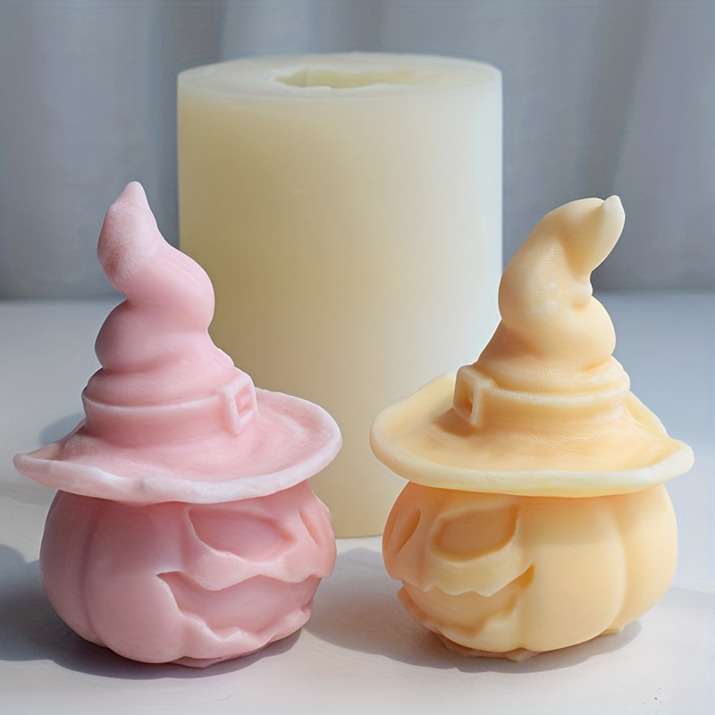 Moldes para velas de calabaza 3D, molde para velas perfumadas de