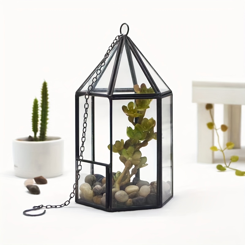 VGEBY présentoir de plante Géométrie balançoire fer rack en céramique pot  de fleur bureau à domicile bureau plante succulente