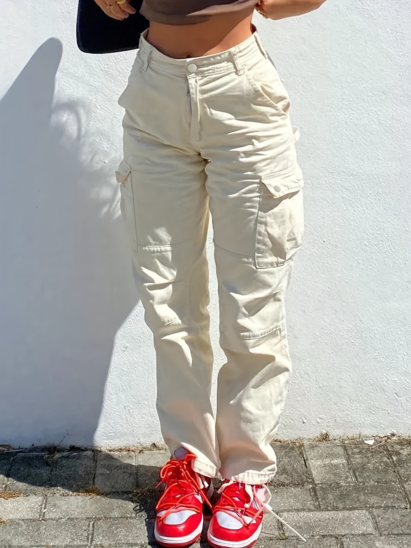 Pantalones Cargo Mujer - Temu Mexico