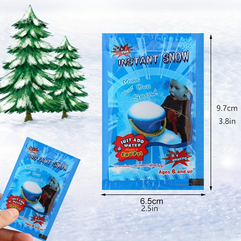 125g Instant Snow Powder - Instant Magic Snow Fake Party Decoration by  Playlearn by Playlearn