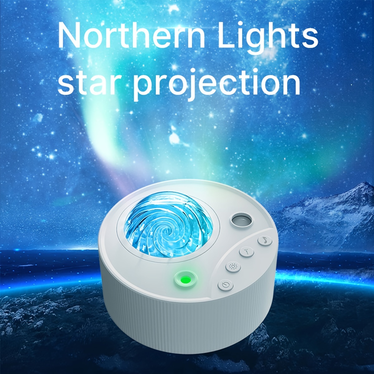 1 Pieza Lámpara Proyección Estrella Estilo Aurora Boreal - Temu