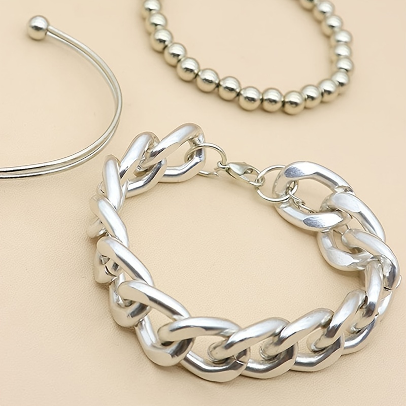 Chunky Sterling Silver Bracelet