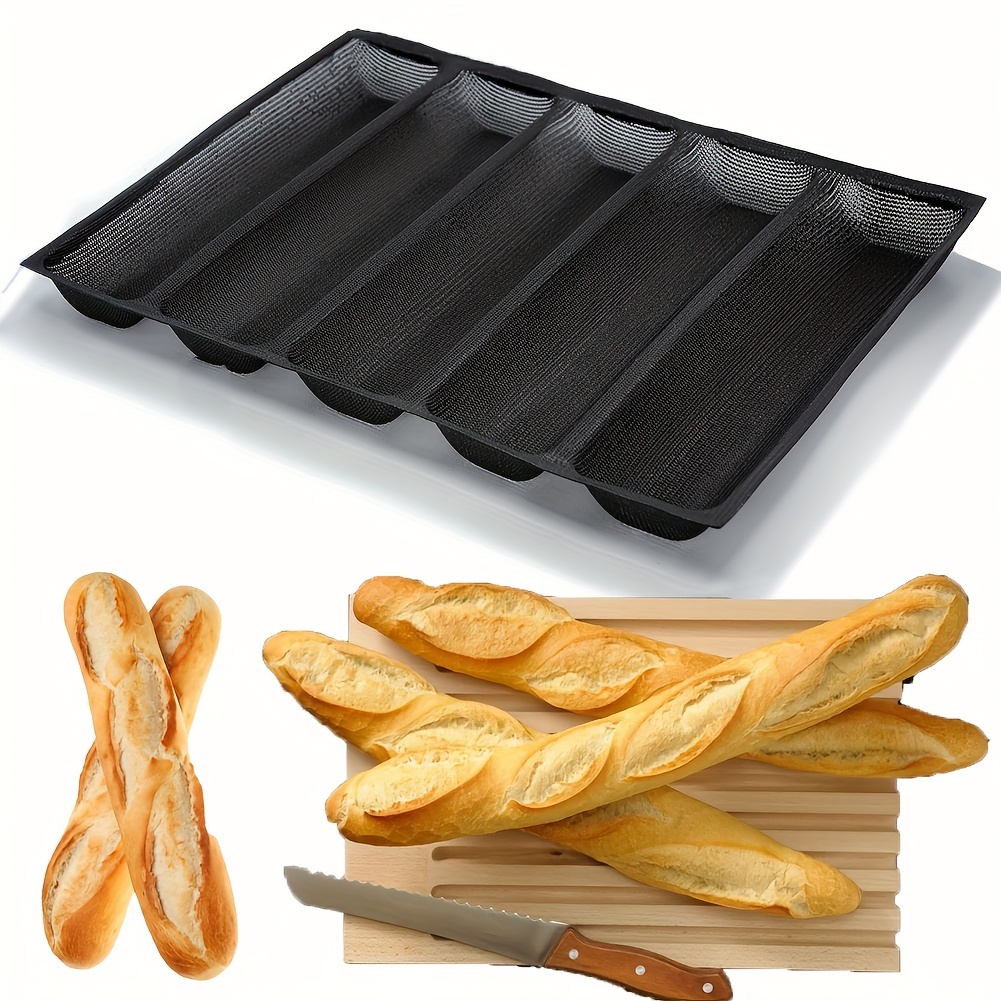 Silicone Baguette Pan, Heat Resistant French Bread Pan, Bpa-free Baking Loaf  Mold, Oven Accessories, Microwave And Dishwasher Safe, Baking Tools,  Kitchen Gadgets, Kitchen Accessories - Temu