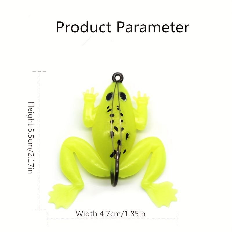 5pcs Frog Shaped Fishing Lures, Bass Trout Fishing Lure Kit, Multiple  Colors Fishing Bait, Realistic Frog Soft Swimbaits, Floating Lures For  Freshwate