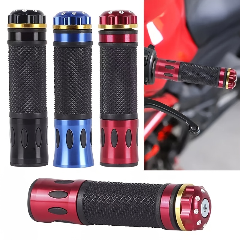 Motorcycle Handle Grips Rubber Pedal Bike Scooter Handle Bar