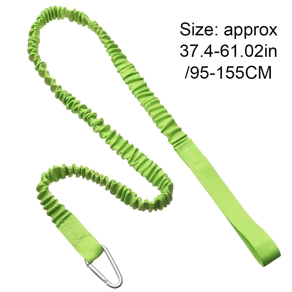 Elastic Leash Carabiner Kayak/canoe Paddle Fishing Rod - Temu New