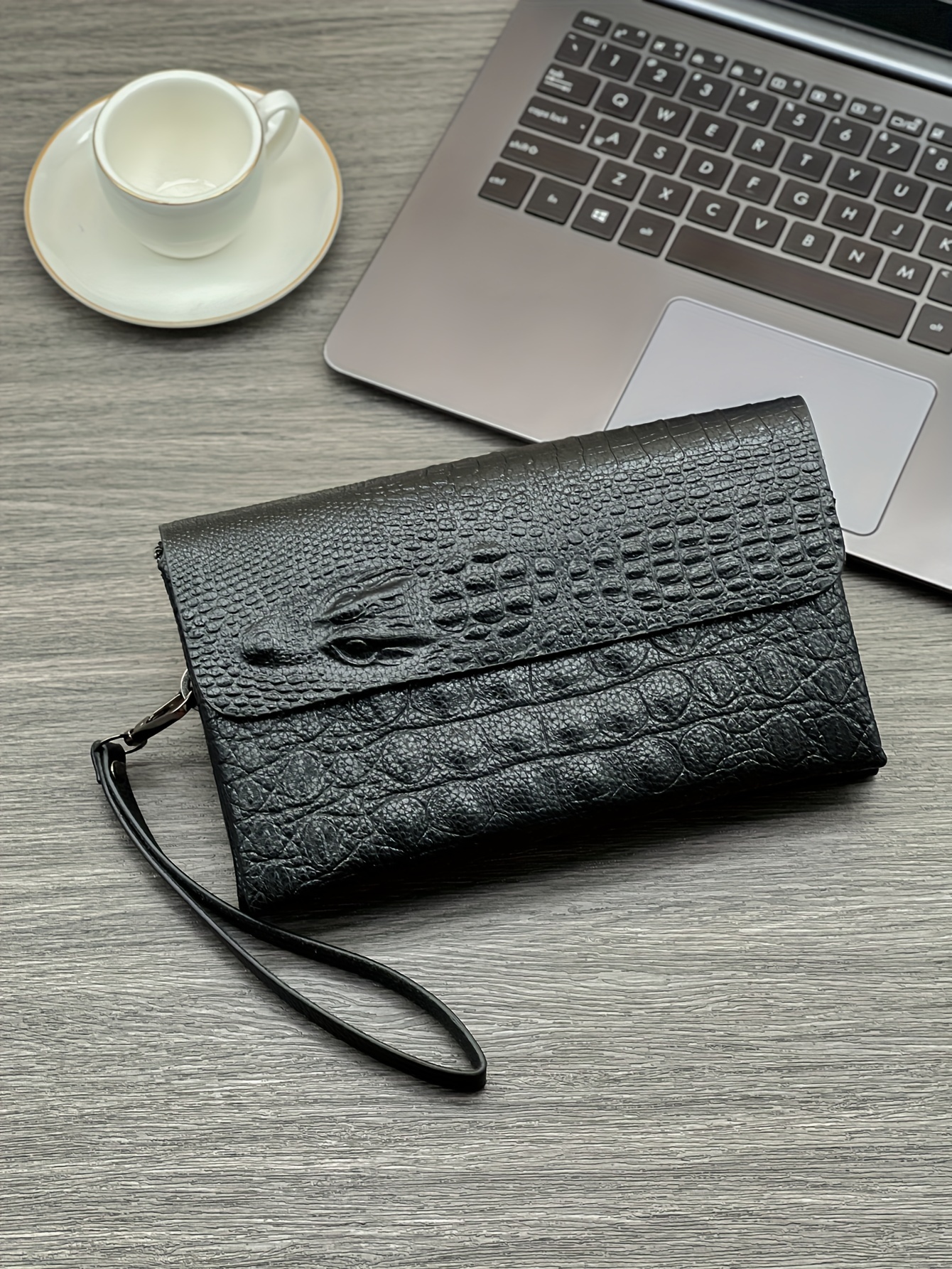 Fashion Men Wallet PU Leather Clutch Purse Man Money Credit Card Holder PU  Male Hand Bag Big Coin Purse Christmas Gift For Men
