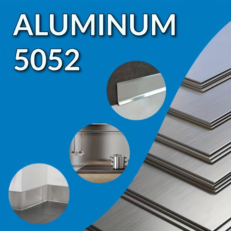 Plaque Plate en Aluminium 5052, Bricolage, Épaisseur 3mm, 5mm, 6mm