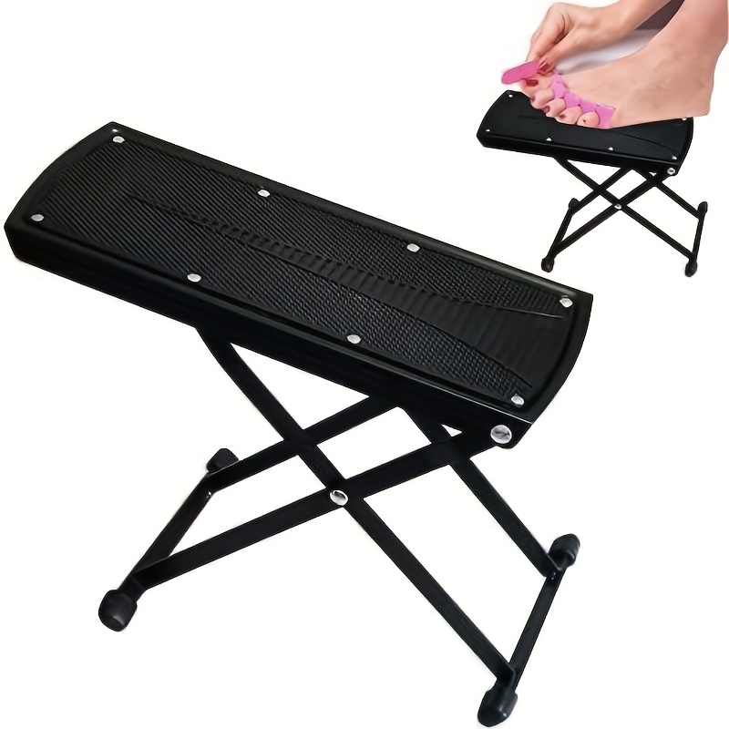 

Adjustable Pedicure Foot Rest With Non-slip Legs And Toe Separator - Easy At-home Pedicures With Sturdy Design And Comfortable Support