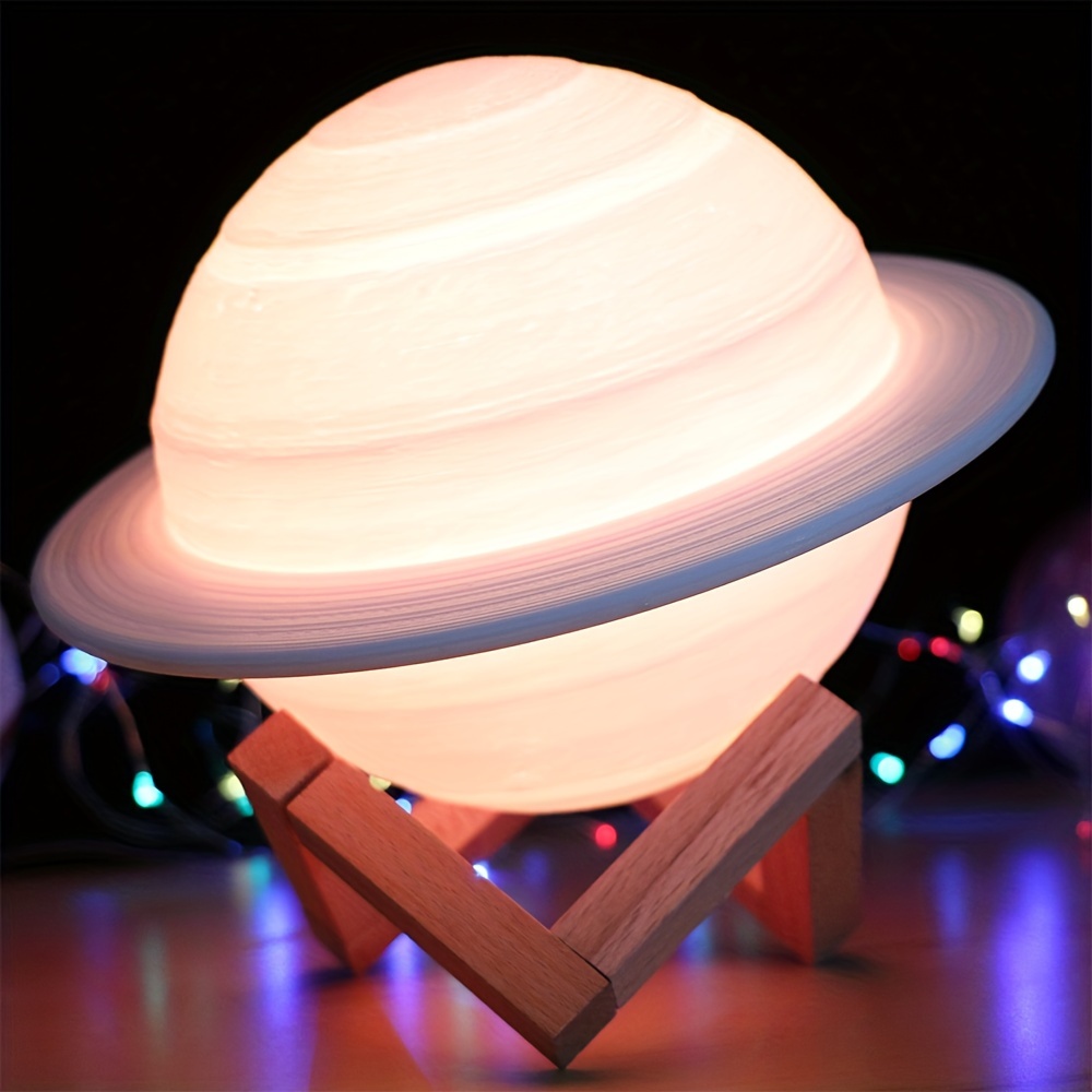 1pc Lampe Ciel Étoilé Lampe Lune D'Impression 3D Veilleuse - Temu Belgium