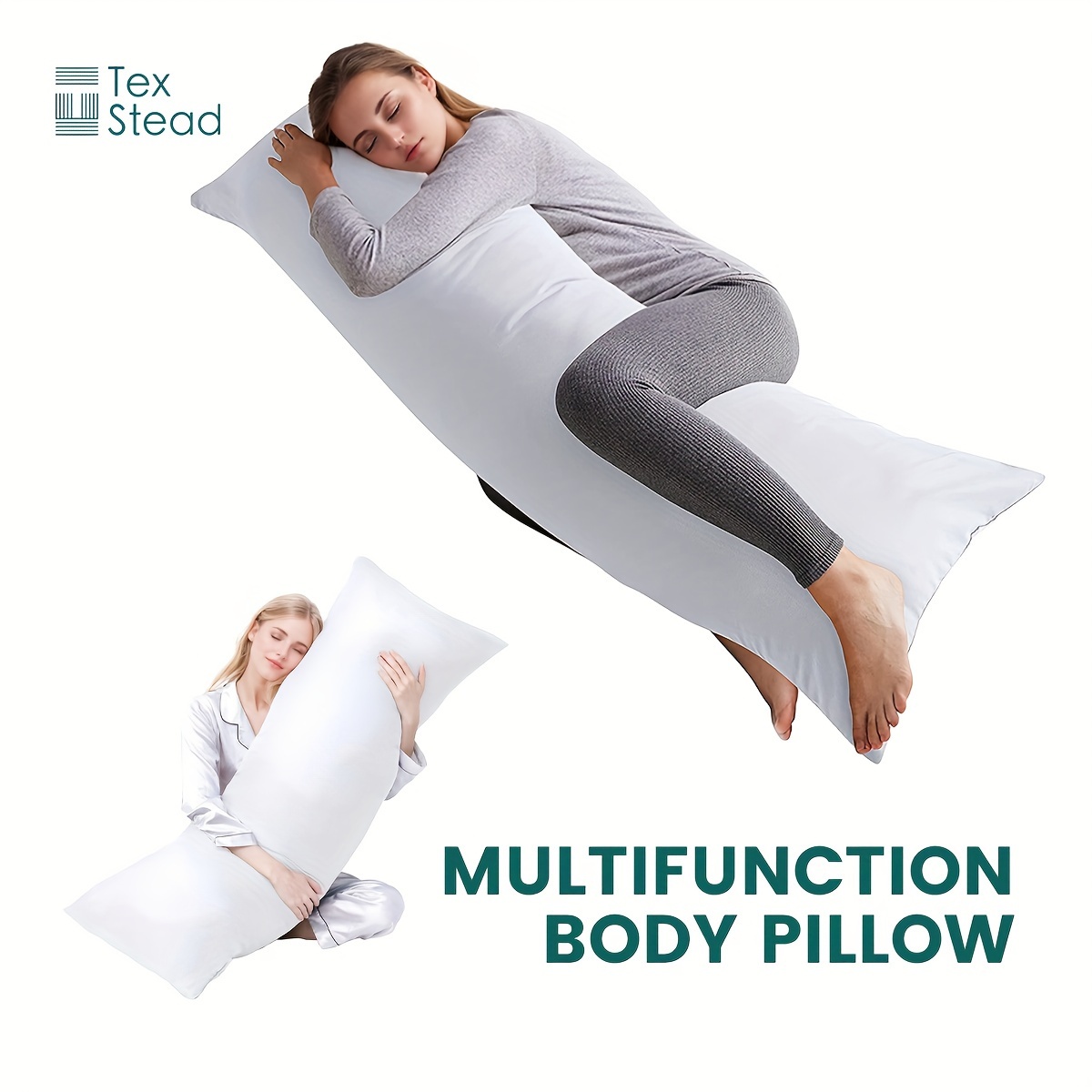 Long Body Pillow For Adults Big Pregnancy Pillows For Bed - Temu