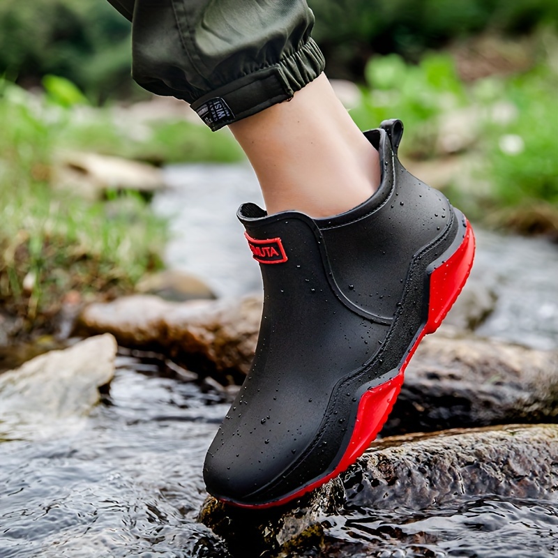 Mens Rain Boots Non Slip Wear Resistant Waterproof Rain Shoes For Outdoor  Working Fishing, Shop Now For Limited-time Deals