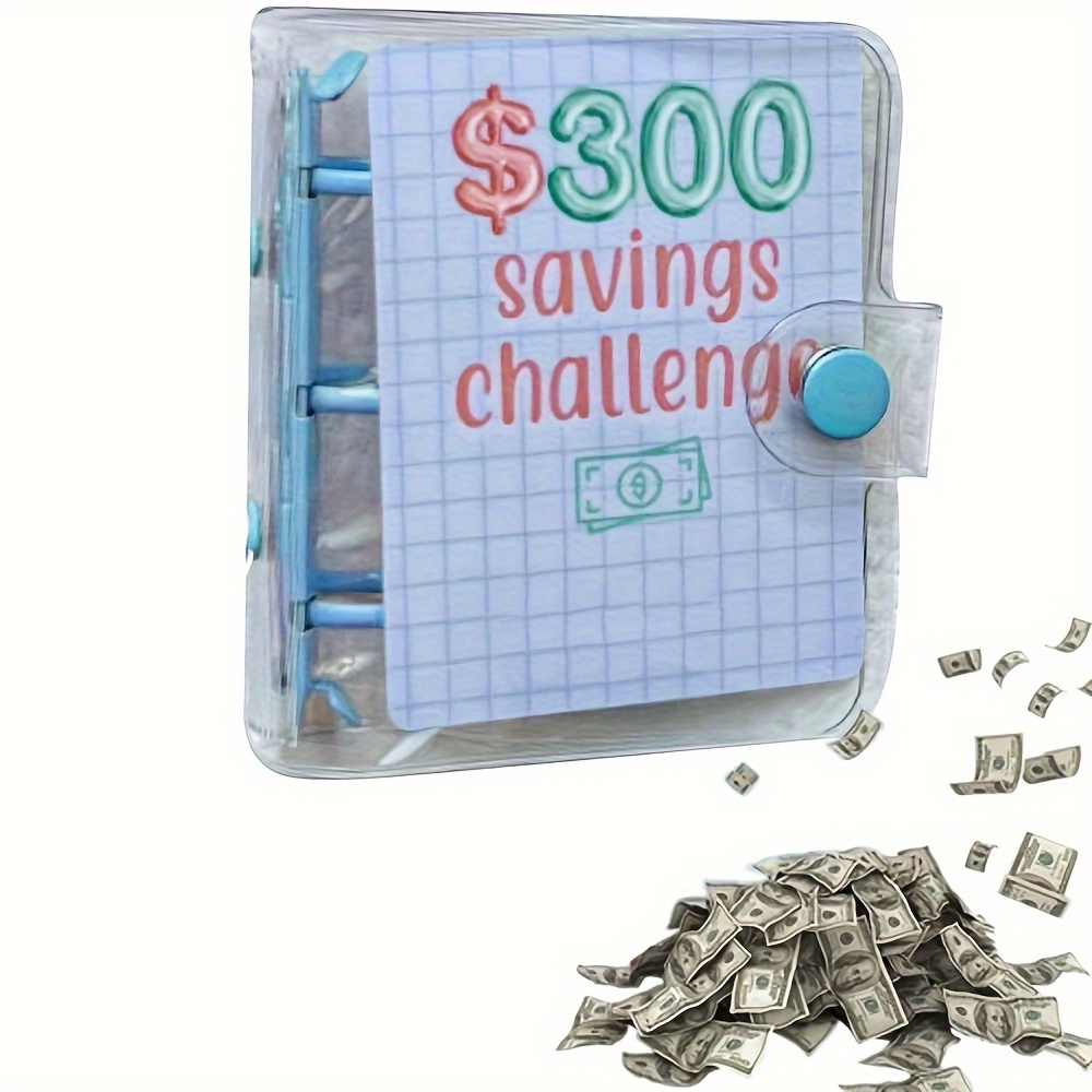 Dollar Savings Challenge Libro Economico Riutilizzabile - Temu Italy