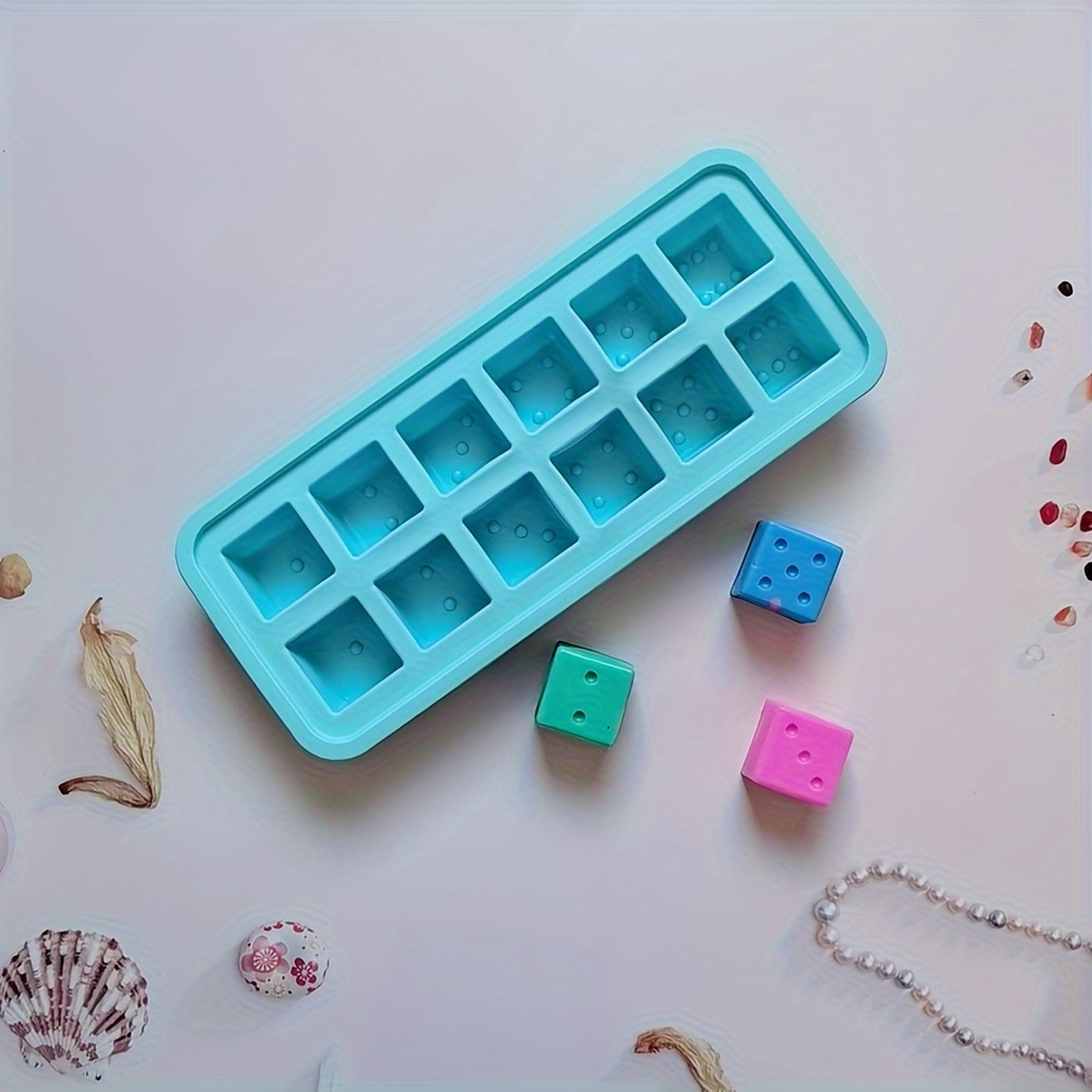 Diy Dice Shaped Ice Mold Trays Chocolate Cake Moulds