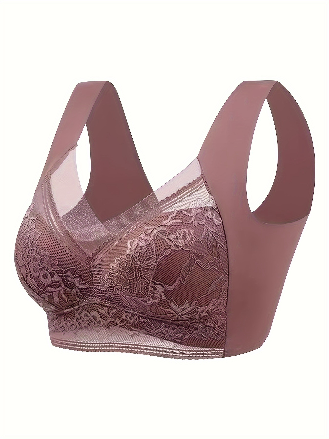  VQLTZQU lace Wireless Bras for Women Full Cup Large