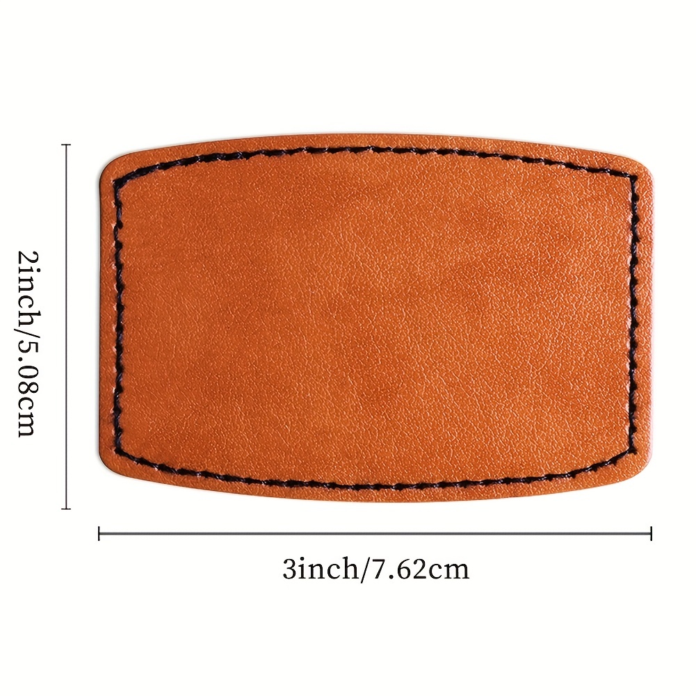 8styles Laserable Print Leatherette Patches For Men Custom - Temu