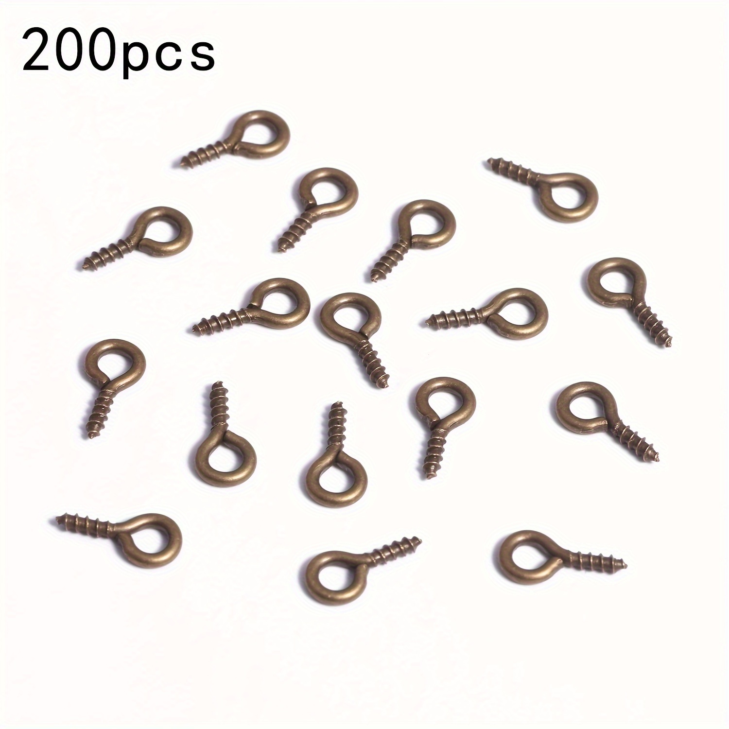 Small Tiny Mini Eye Pins Hooks Eyelets Screw Threaded Clasps - Temu