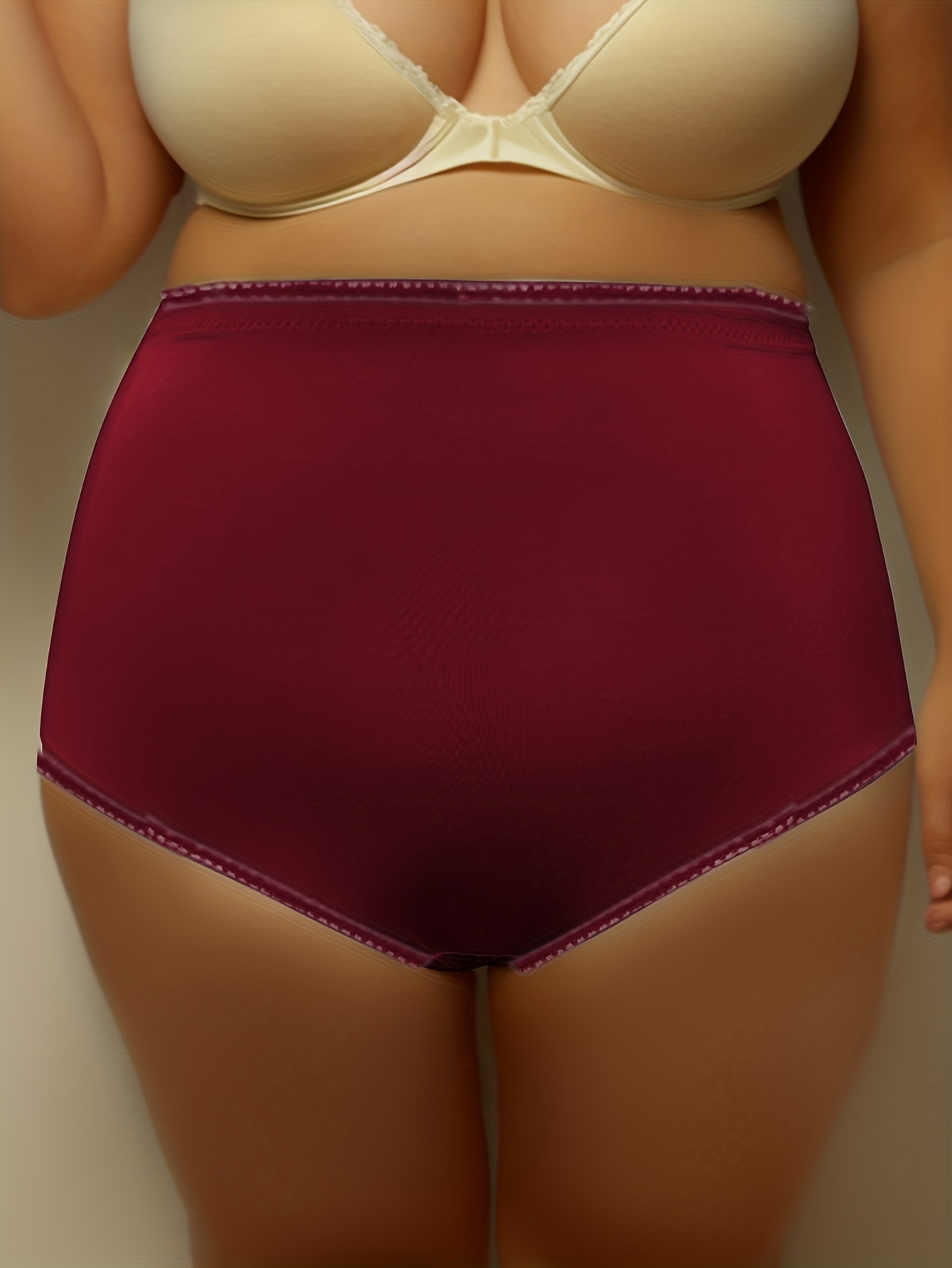 high-waist underwear women's panties plus size