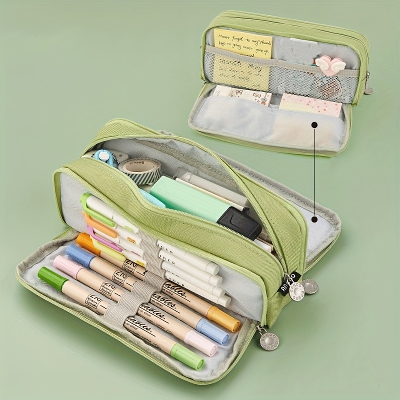 PAPERWRLD - Multi-Compartment Pencil Case Large Capacity