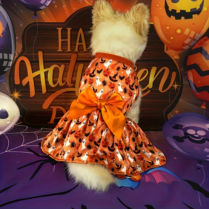 Halloween Pet Costume Funny Pumpkin Dog Cosplay Clothes Autumn Winter Pet  Clothes For Dogs And Cats Festival Party Dress Up Apparel - Temu