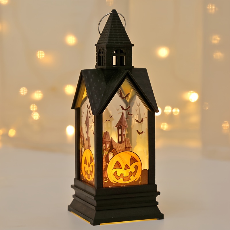 Retro Led Halloween Candle Lantern Mini Torch Decorative - Temu