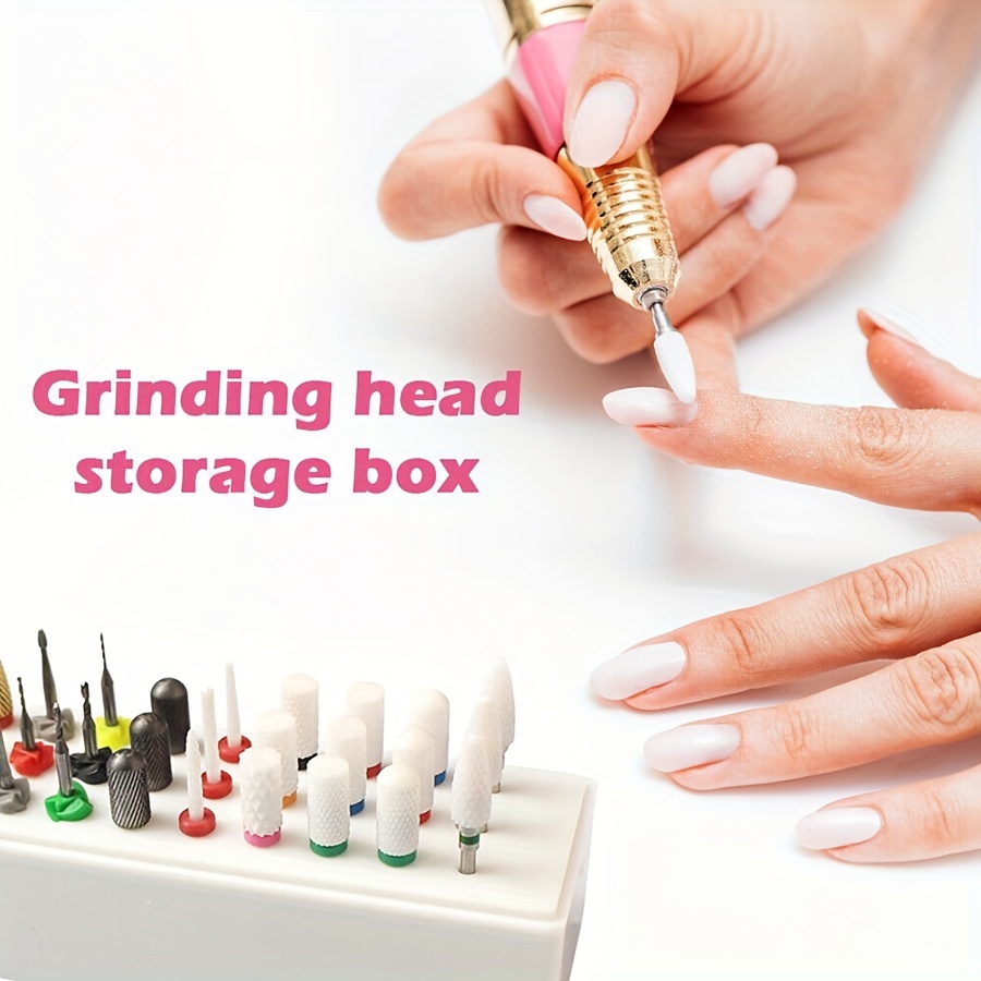 30 hole Nail Polish Storage Box Organize Protect Nail Polish - Temu