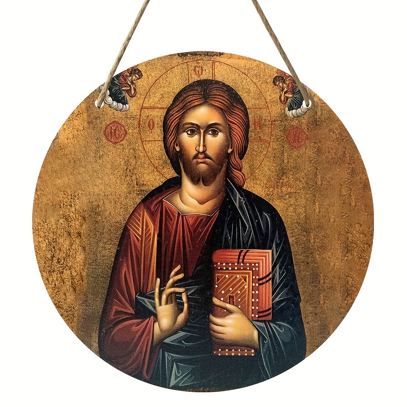 Décoration murale suspendue Seigneur Jésus-Christ métal décoration murale  pannea
