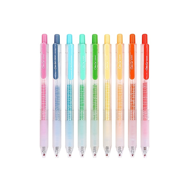 12pcs Vibrant And Colorful, Effortless Writing 12-Pack Colored Pens Set,  Perfect For Office, Study, Note-taking, Colourful Handwriting Pens Gel Pen  Se