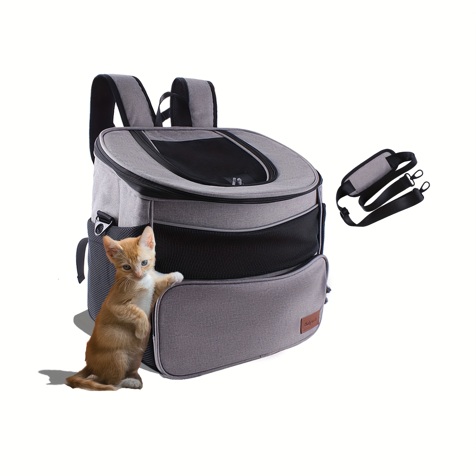 Pet trolley case out portable transparent cat and dog bag pet backpack