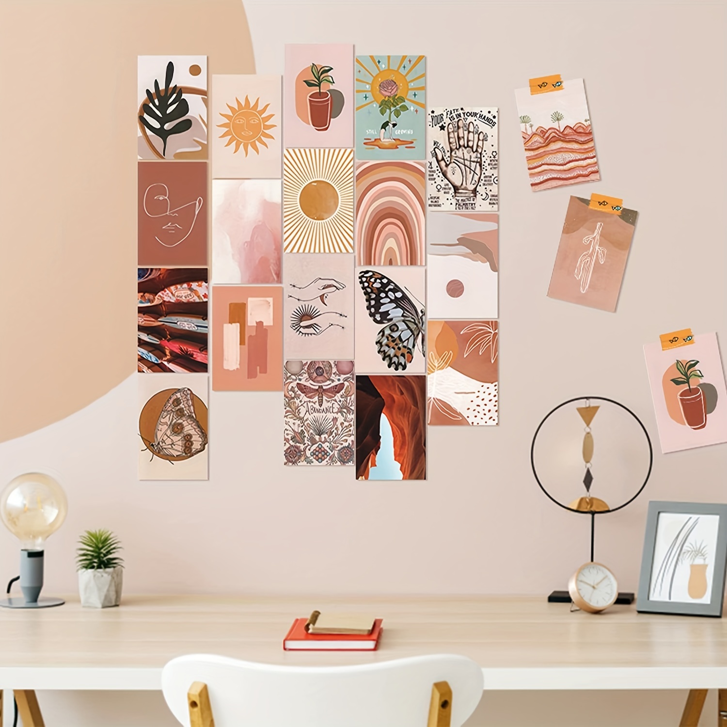 Wall Art Collage Kit Aesthetic Pictures Cute Bedroom - Temu