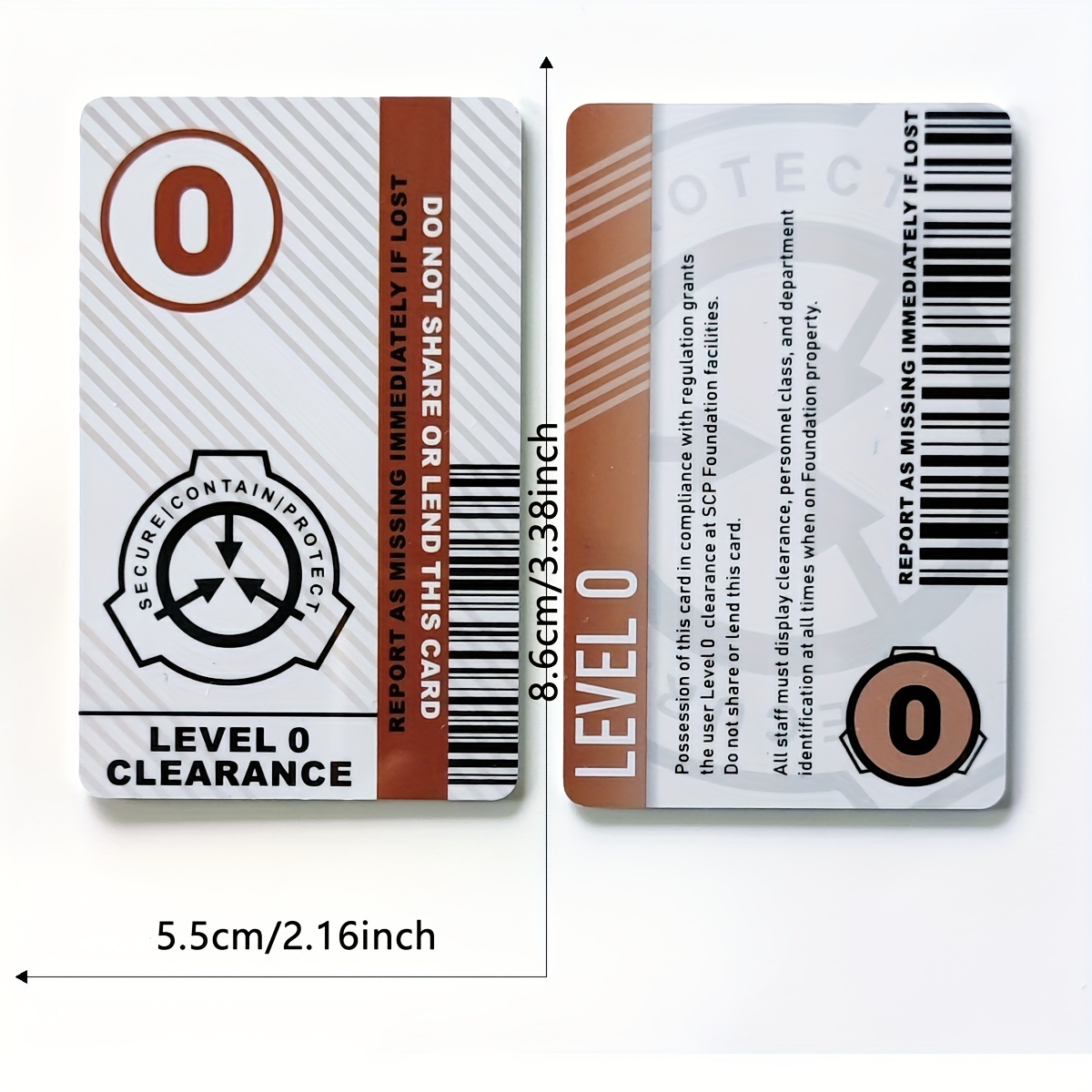Custom SCP FOUNDATION Access Card 