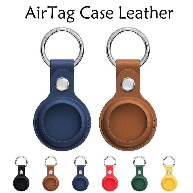 Airtag Holder 4 Pack,IP68 Waterproof Airtag Case,Hard TPU Airtag Keychain,  360° Full Protection AirTag Key chain with Key Chain Compatible Apple Air