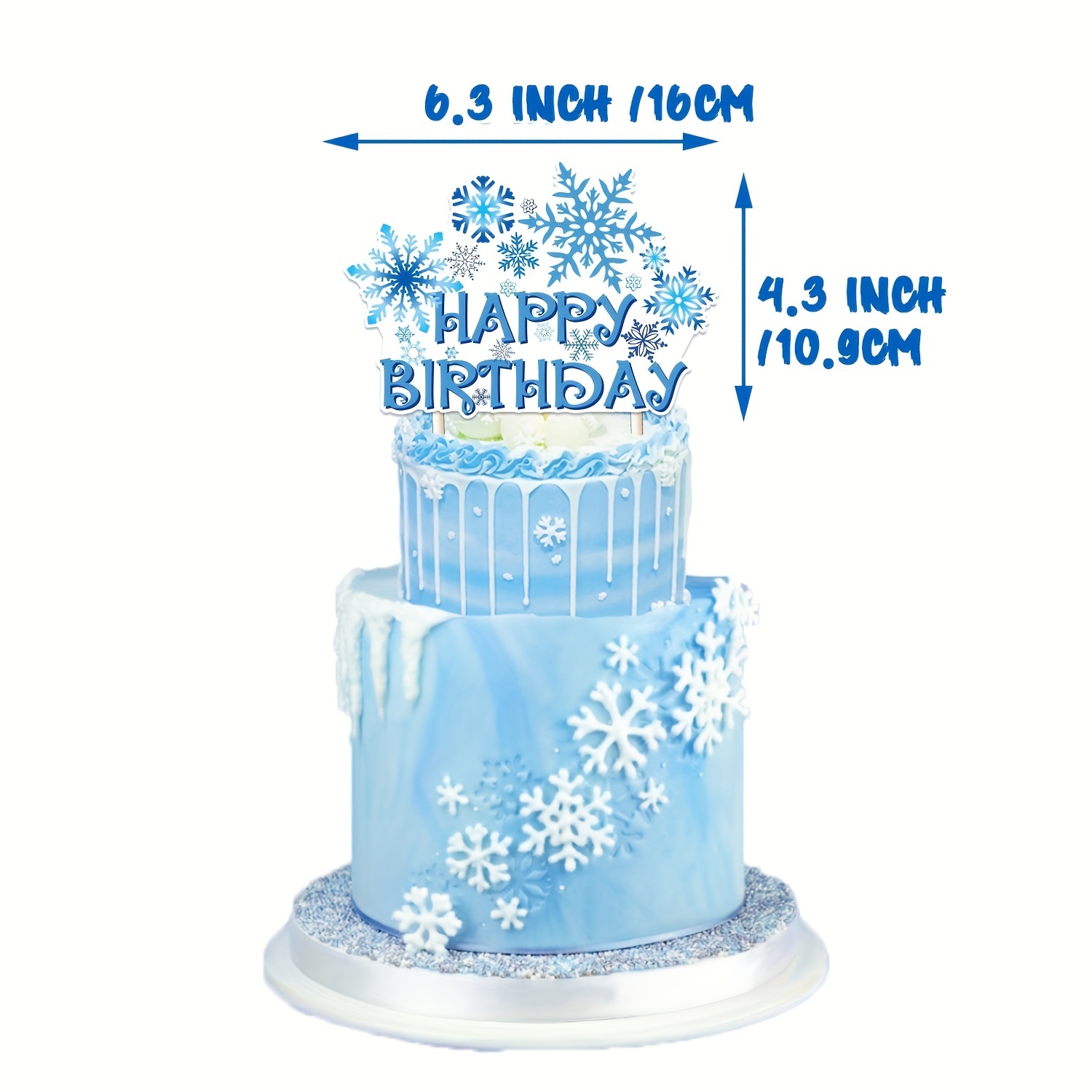 Winter Snowflake Cake - Parties365