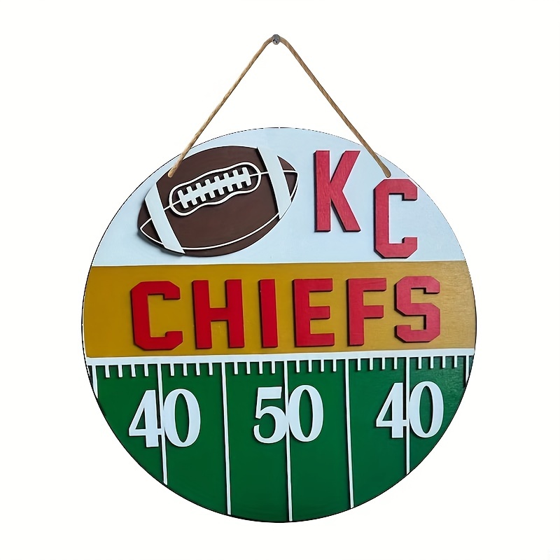 8x11, NFL Leather, KC Chiefs Leather, Custom Printed Leather