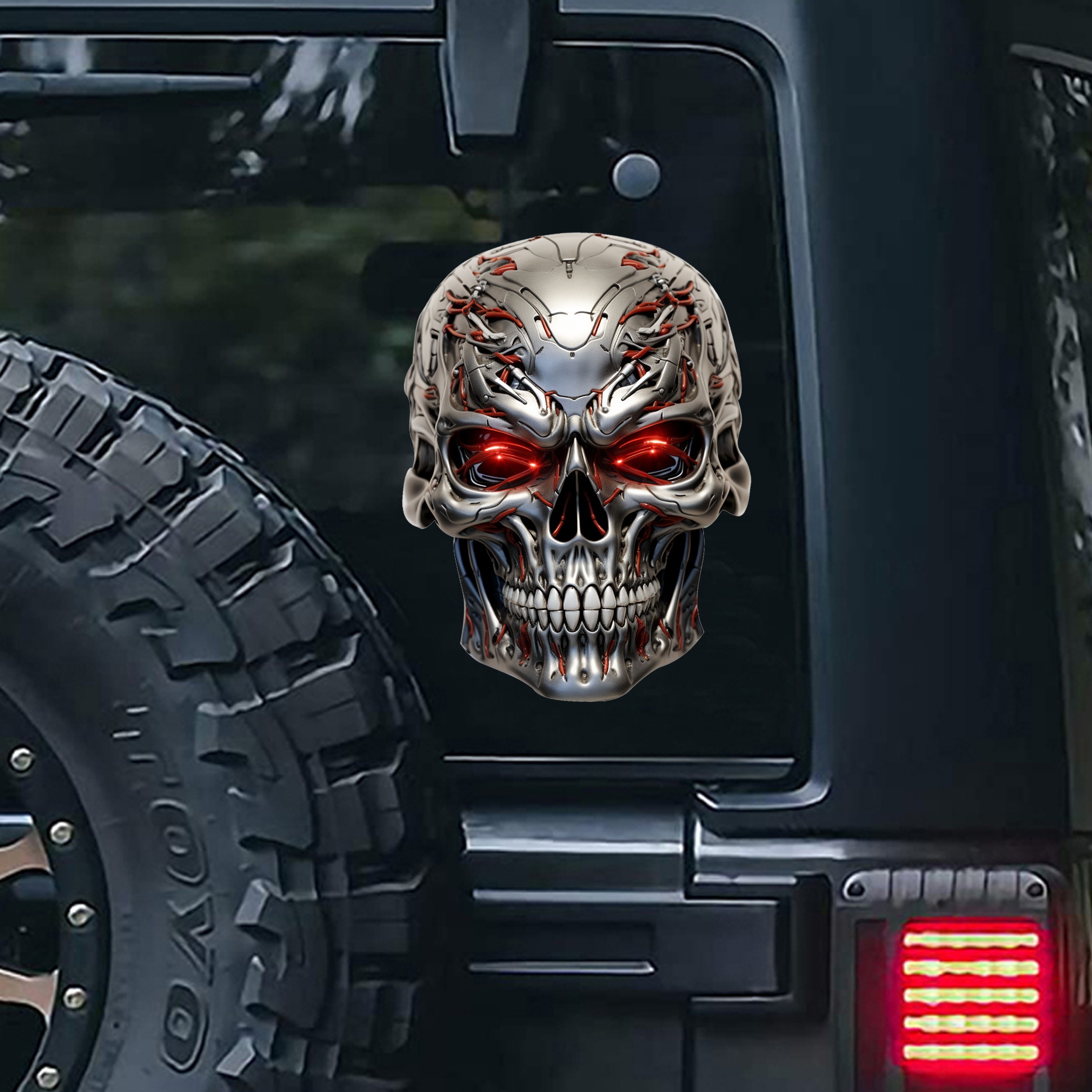 Heavy Metal Skull Sticker Car Decal Suitable Motorcycle Car - Temu