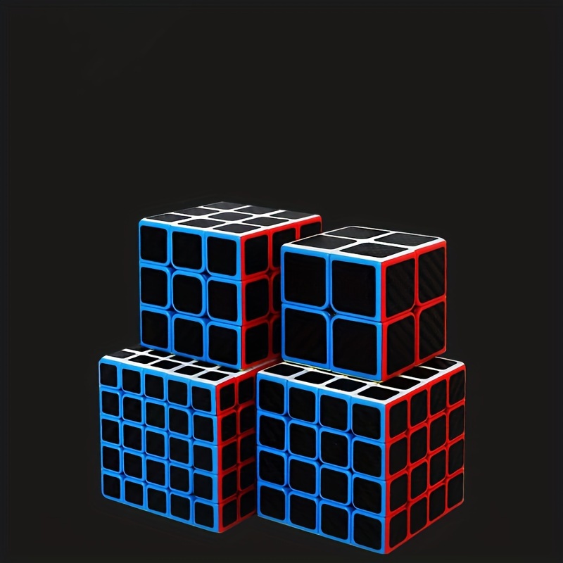 Carbon Fiber Cube Magic Cube Speed 2x2 3x3 4x4 5x5 Pyramid 223 233