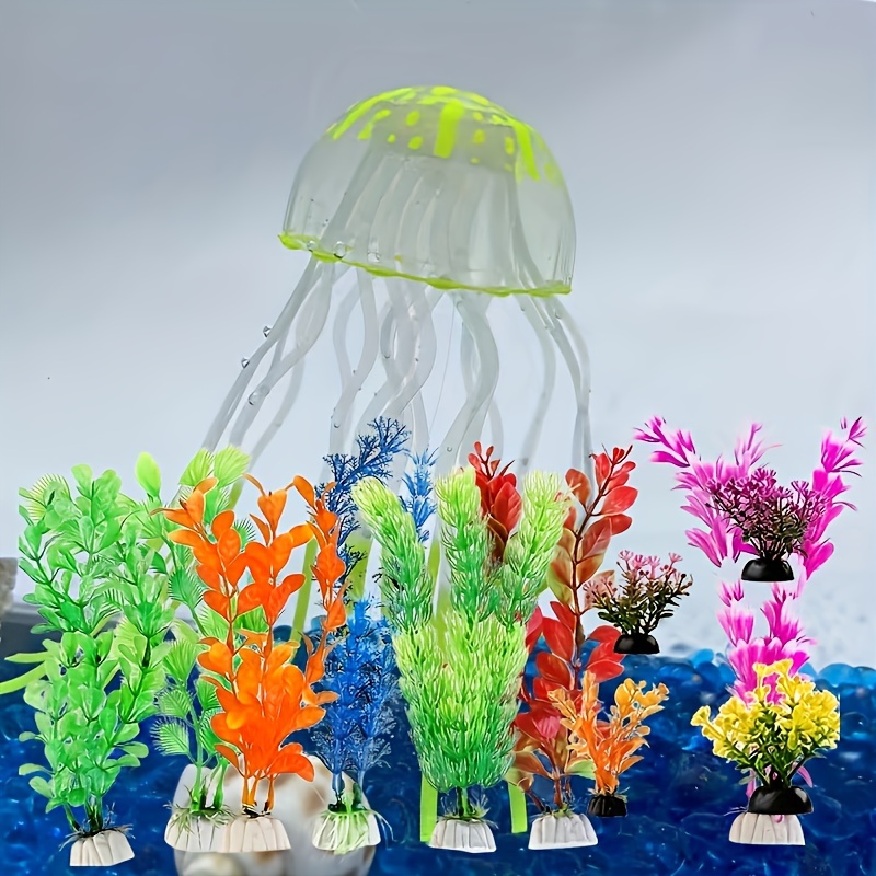 シミュレーション水生植物の装飾 - 人工水槽吊り水草、 - レイアウト用品