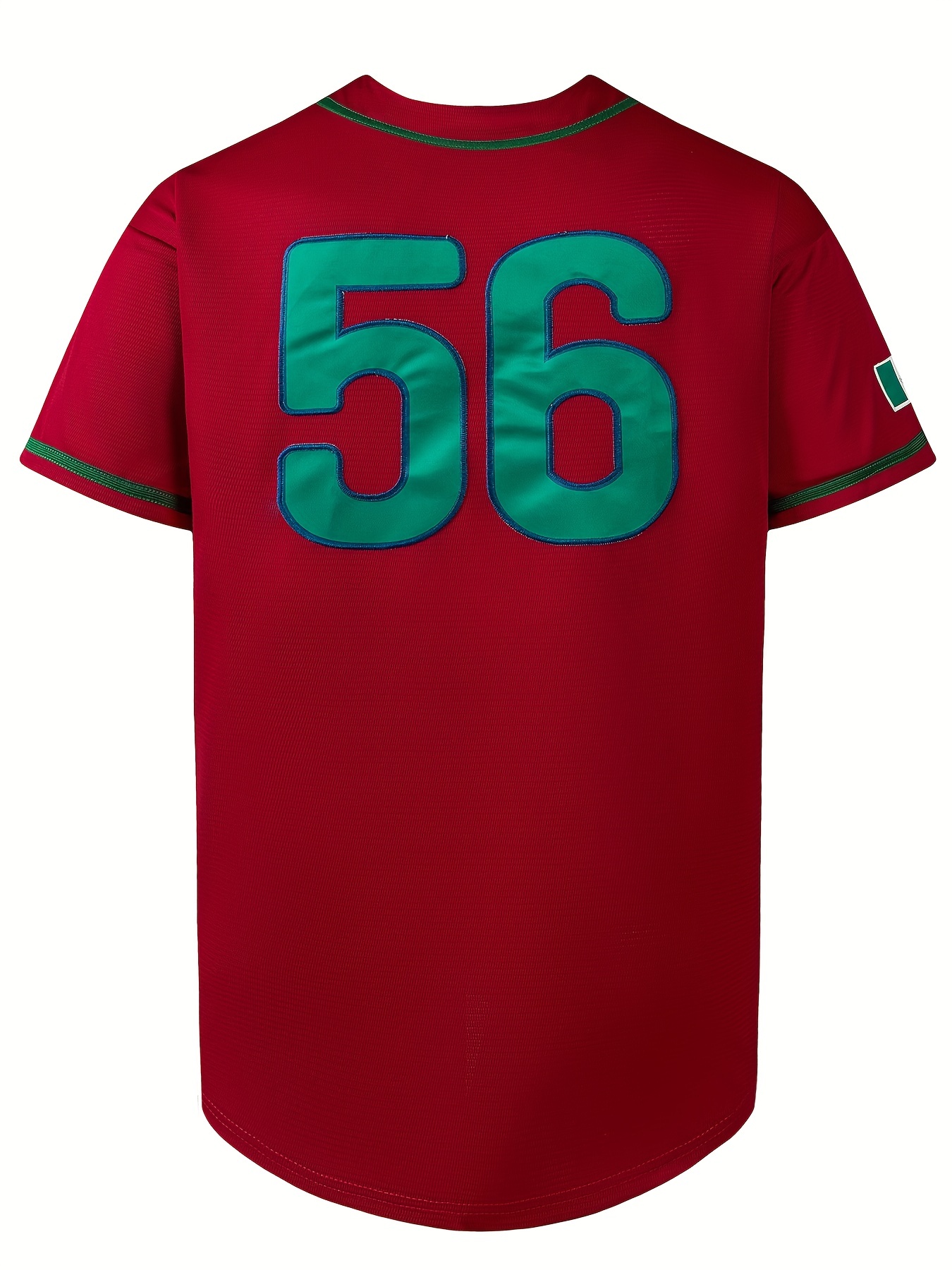 Mens Mexico 56 Baseball Jersey Retro Classic Baseball Shirt