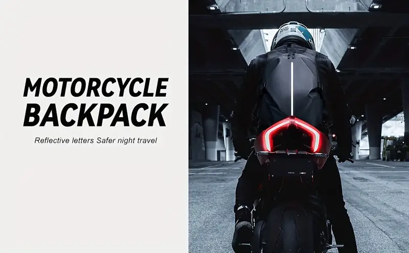 Sac de moto motocentrique étanche Casque de cyclisme Sac à dos Motocross  Racing Computer Sac à dos Portable Universal Moto Bag Nouveau