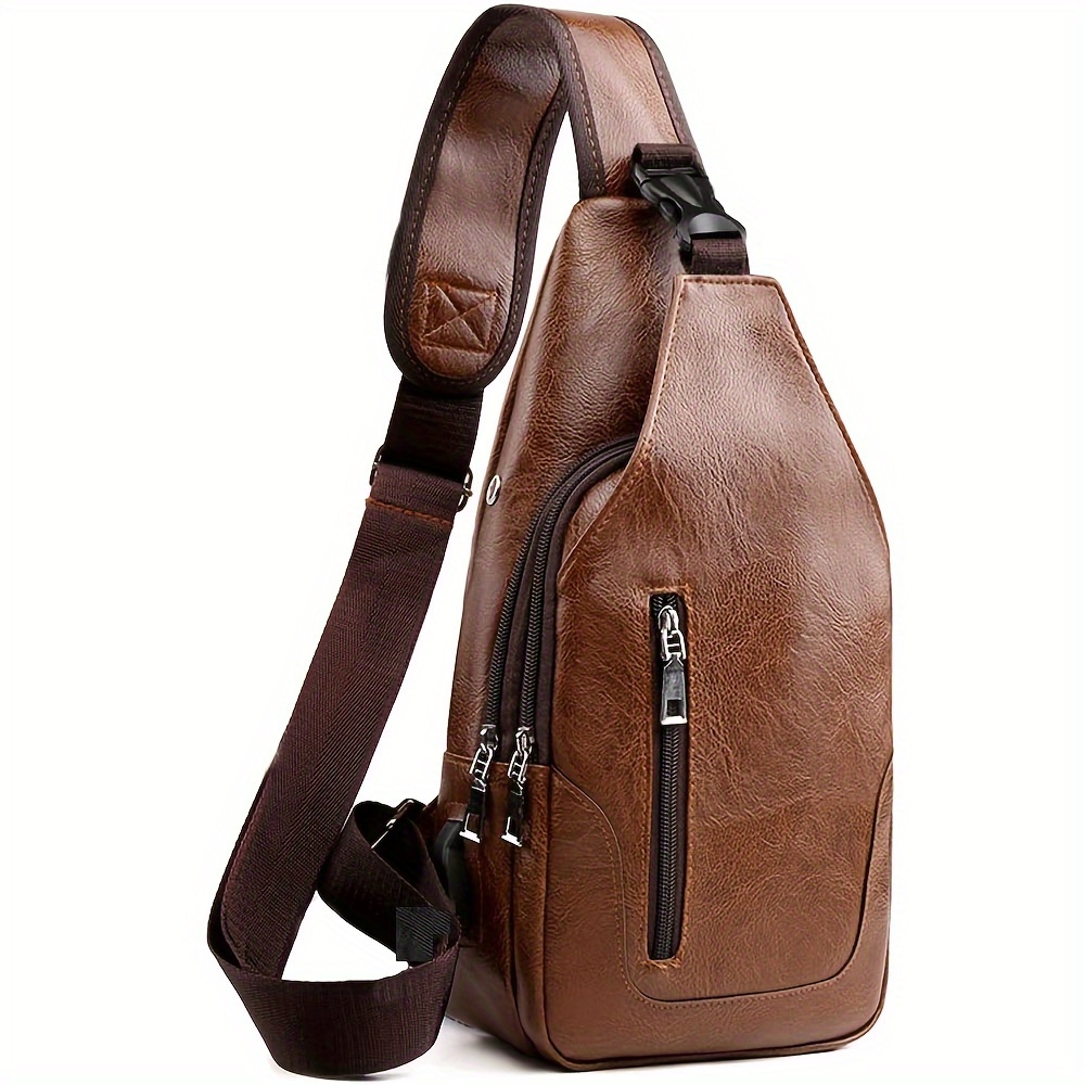 Buy Small Sling Crossbody Backpack Shoulder Messenger Bag for Men