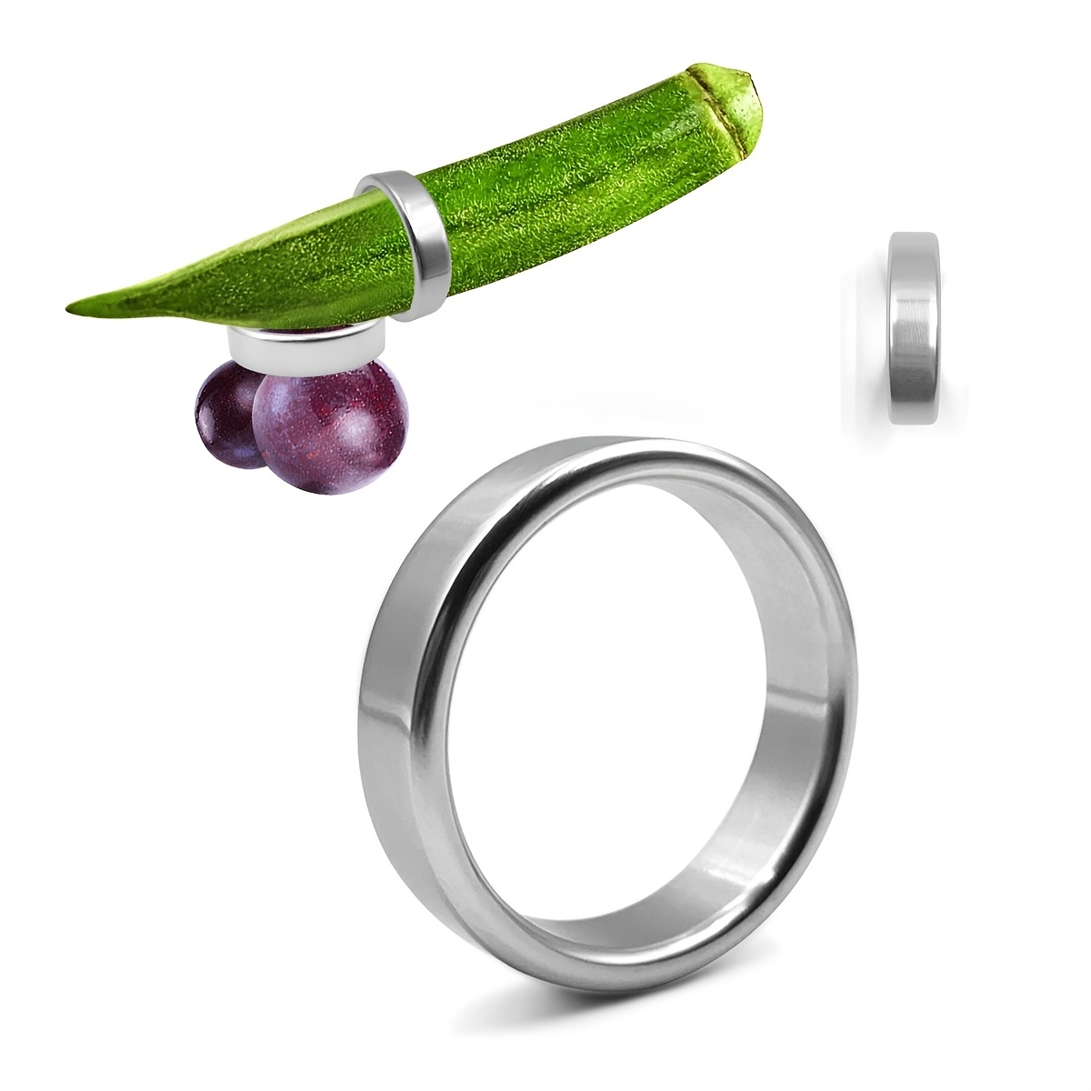 Stainless Steel Weighted Penis Ring Mental Heavy Balls - Temu