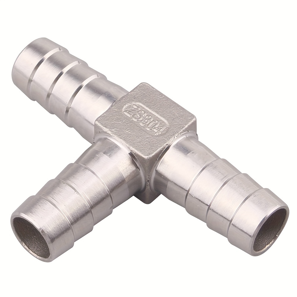 304 Stainless Steel Hose Barb Fitting Tee Barbed Right Angle - Temu