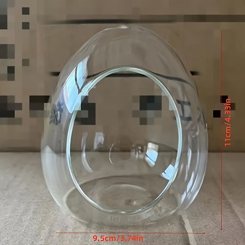 Pair of Large Spherical Clear Glass Bottles - Accessories/Decoration