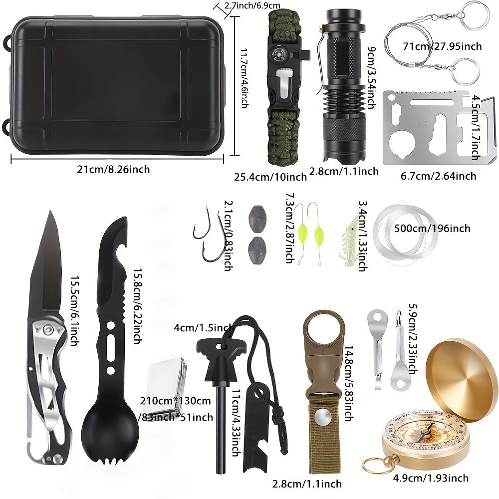 Gifts for Men Dad Him Birthday Christmas Fathers Day, Cool Gadget/Survival  Gear and Equipment, Unique Camping Hunting Hiking Outdoor Gear, Gift Idea