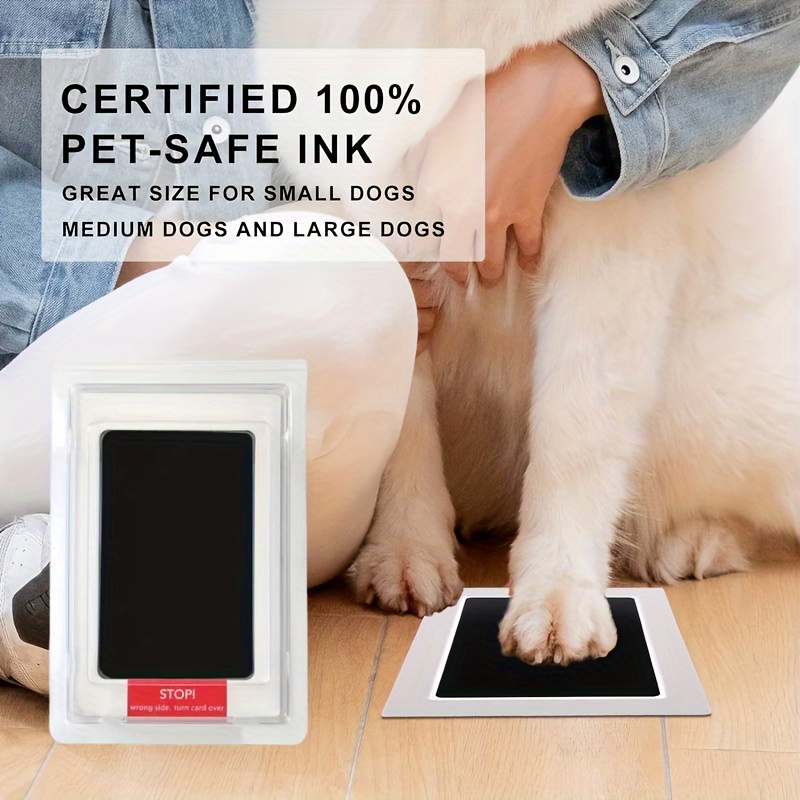 Extra-Large Clean Touch Inkless Ink Pad for Pets - Pawprints for Dogs and Cats Non-Toxic