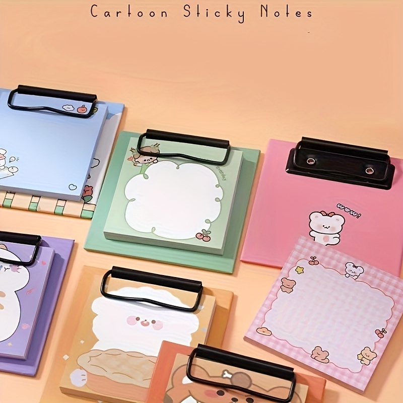 Book/board Clip Cartoon Clipboard Notepad Notes Sticky Notes Temu