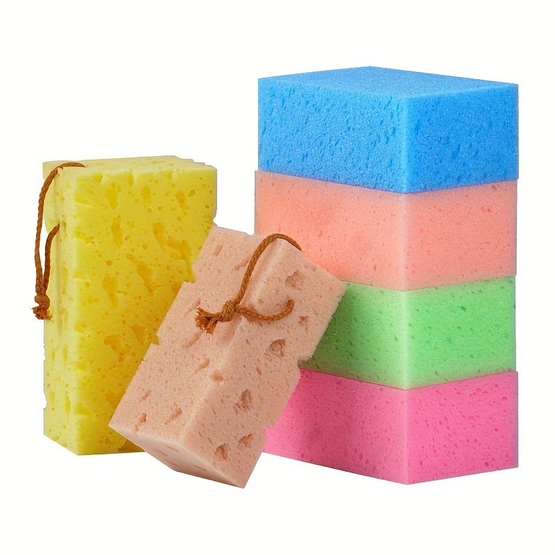 Christmas Candies Holly Sponge Dish Sponge 3 Pcs Gingerbread Cookie Kitchen  Sponge Handy Sponges Cellulose Sponges for Cleaning Kitchen and Household