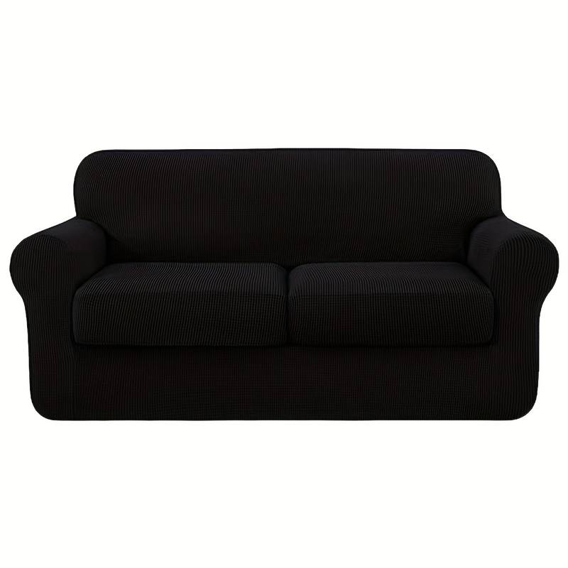 Ystyle Bankhoes 180x280 Cm Zwart Wit - Universele Vier Seizoenen Hoes Met Armleuningen